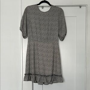 Sienna Sky Monochrome Patterned Mini Dress